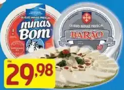 Supermercados Guanabara queijo minas frescal minas bom oferta
