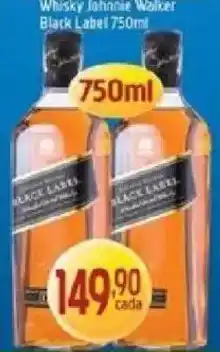 Supermercados Guanabara Whisky Johnnie Walker Black Label oferta