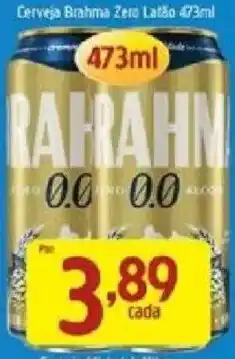 Supermercados Guanabara Cerveja brahma zero latão oferta