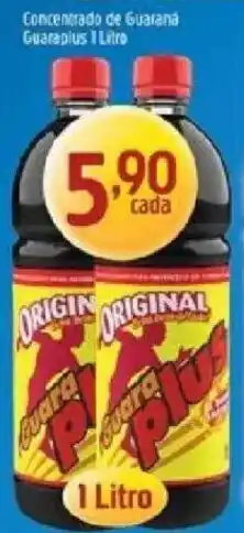 Supermercados Guanabara Concentrado de Guaraná Guaraplus 1 Litro oferta