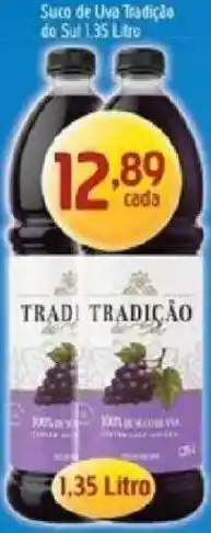 Supermercados Guanabara Suco de Uva Tradicao do Sul oferta