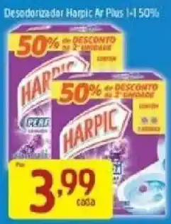 Supermercados Guanabara Desodorizador harpic ar plus 1-1 50% oferta
