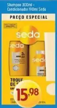 Supermercados Guanabara Shampoo e condicionador seda oferta