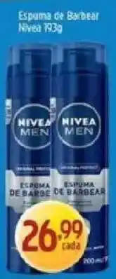 Supermercados Guanabara Espuma de barbear nivea men oferta