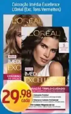 Supermercados Guanabara Coloração Imédia Excellence L'Oréal oferta