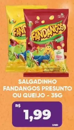 Tatico Salgadinho fandangos presunto ou queijo oferta