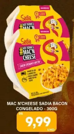 Tatico Mac n'cheese sadia bacon oferta
