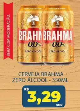 Tatico Cerveja brahma zero álcool oferta