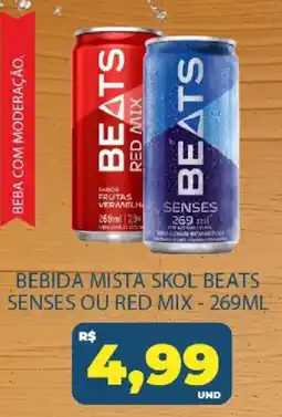 Tatico Bebida mista skol beats senses ou red mix oferta