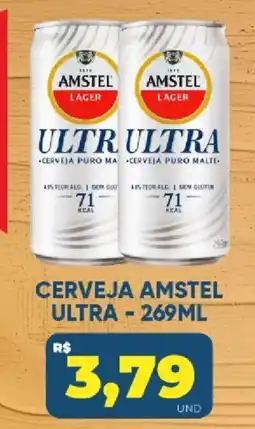 Tatico Cerveja amstel ultra oferta