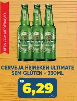 Tatico Cerveja heineken ultimate sem glúten oferta