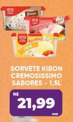 Tatico Sorvete kibon cremosissimo sabores oferta