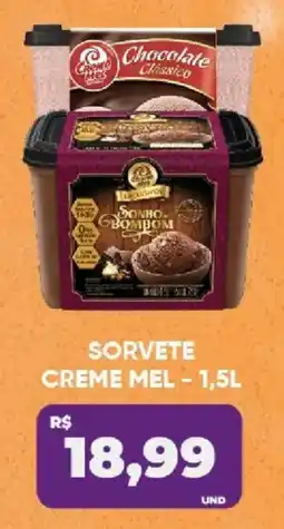 Tatico Sorvete creme mel oferta