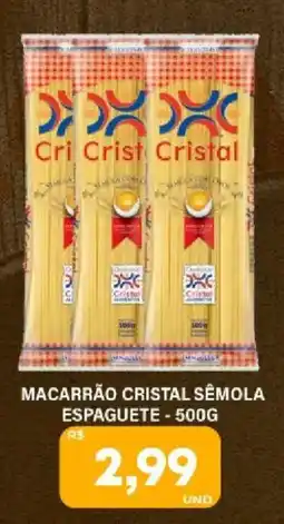 Tatico Macarrão cristal sêmola espaguete oferta