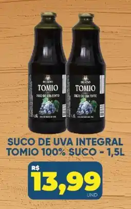 Tatico Sucos de uva integral tomio 100% suco oferta