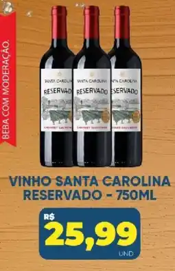 Tatico vinho santa carolina reservado oferta