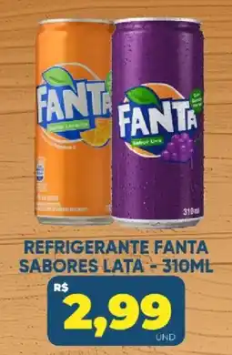 Tatico Refrigerante fanta sabores lata oferta