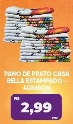 Tatico Pano de prato casa bella estampado oferta