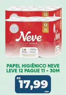 Tatico papel higiênico neve oferta