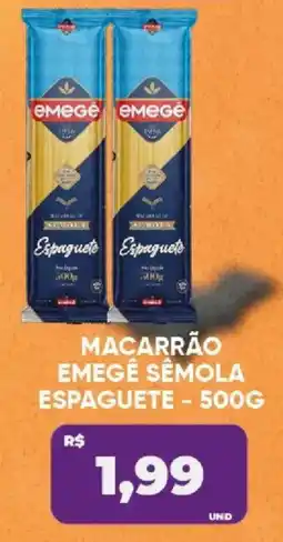 Tatico Macarrão emegê sêmola espaguete oferta