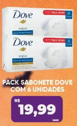 Tatico Pack sabonete dove com 6 unidades oferta