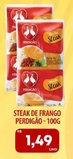 Tatico Steak de frango perdigão oferta