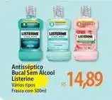 Atacadão Listerine - antisséptico bucal sem álcool oferta