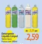 Atacadão Limpol - detergente líquido oferta