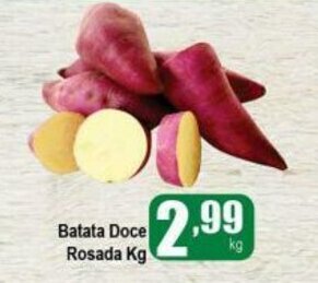 Higa's Supermercado Batata Doce Rosada 1kg oferta