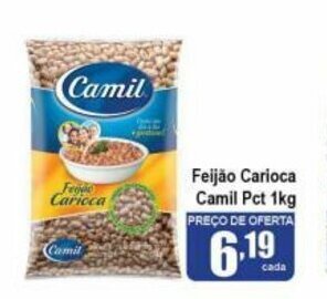 Higa's Supermercado Feijao Carioca Camil Pct 1kg oferta