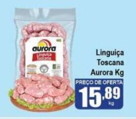 Higa's Supermercado Linguica Toscana Aurora 1kg oferta