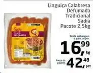 Tenda Atacado Sadia - linguiça calabresa defumada tradicional oferta