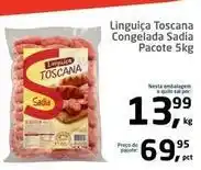 Tenda Atacado Sadia - linguiça toscana congelada pacote oferta