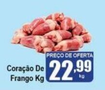 Higa's Supermercado Coracao de Frango 1kg oferta