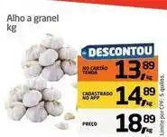 Tenda Atacado A granel - alho oferta