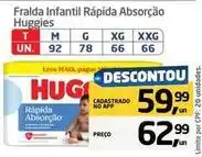 Tenda Atacado Huggies - fralda infantil rapida absorção oferta