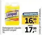 Tenda Atacado Limpol - detergente líquido neutro oferta