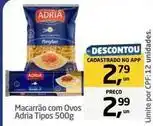 Tenda Atacado Adria - macarrão com ovos oferta