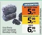 Tenda Atacado Sem semente - uva preta sem semente bandeja oferta