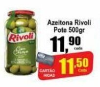 Higa's Supermercado Azeitona Rivoli pote 500g oferta