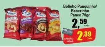 Bolinho Panquinho/ Bebezinho 70g