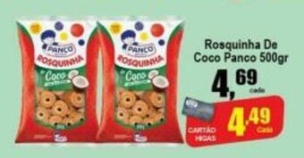Higa's Supermercado Rosquinha de Coco Panco 500g oferta