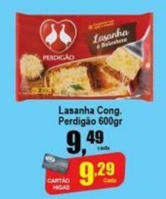 Higa's Supermercado Lasanha Cong. Perdigao 600g oferta
