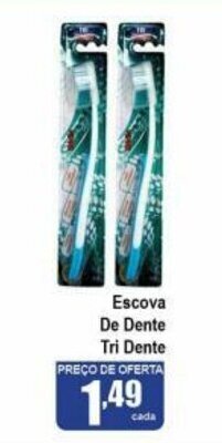 Escova De Dente Tri Dente