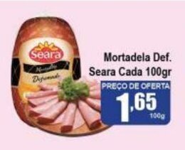 Higa's Supermercado Mortadela Def. Seara Cada 100g oferta