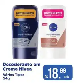 Supermercados Mateus Desodorante em Creme Nivea Vários Tipos oferta