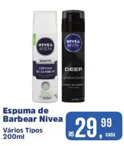 Supermercados Mateus Espuma de Barbear Nivea Vários Tipos oferta