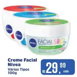 Supermercados Mateus Creme Facial Nivea Vários Tipos oferta