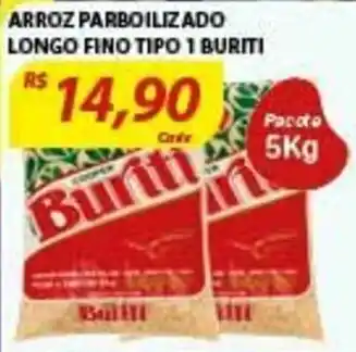 Assaí Atacadista Arroz Parbolizado Longo Fino Tipo 1 Buriti 5kg oferta