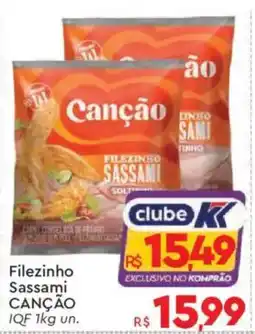 Komprao Atacadista Filezinho Sassami Canção oferta